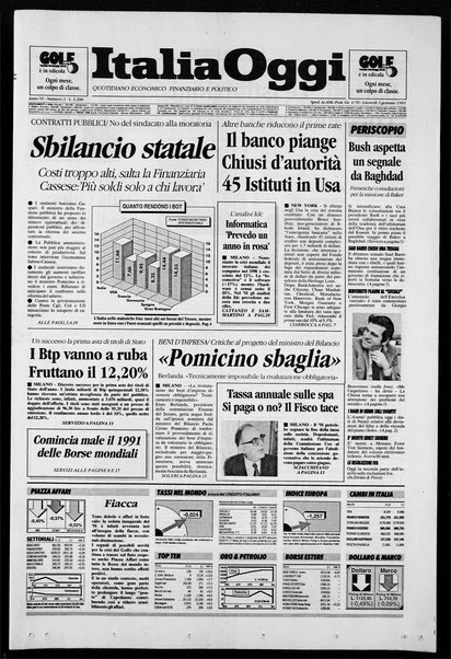 Italia oggi : quotidiano di economia finanza e politica